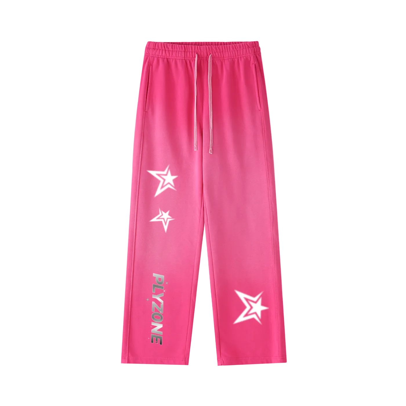 PinkGrade™ Y2K Star Gradient Straight-Leg Sweatpants